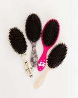 Hair brush for hair extensions and hair