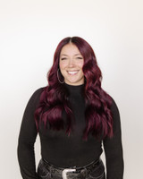 Burgandy Fashion Color Red  Hair Extensions