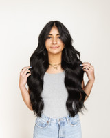 Solid Black Hair Extensions